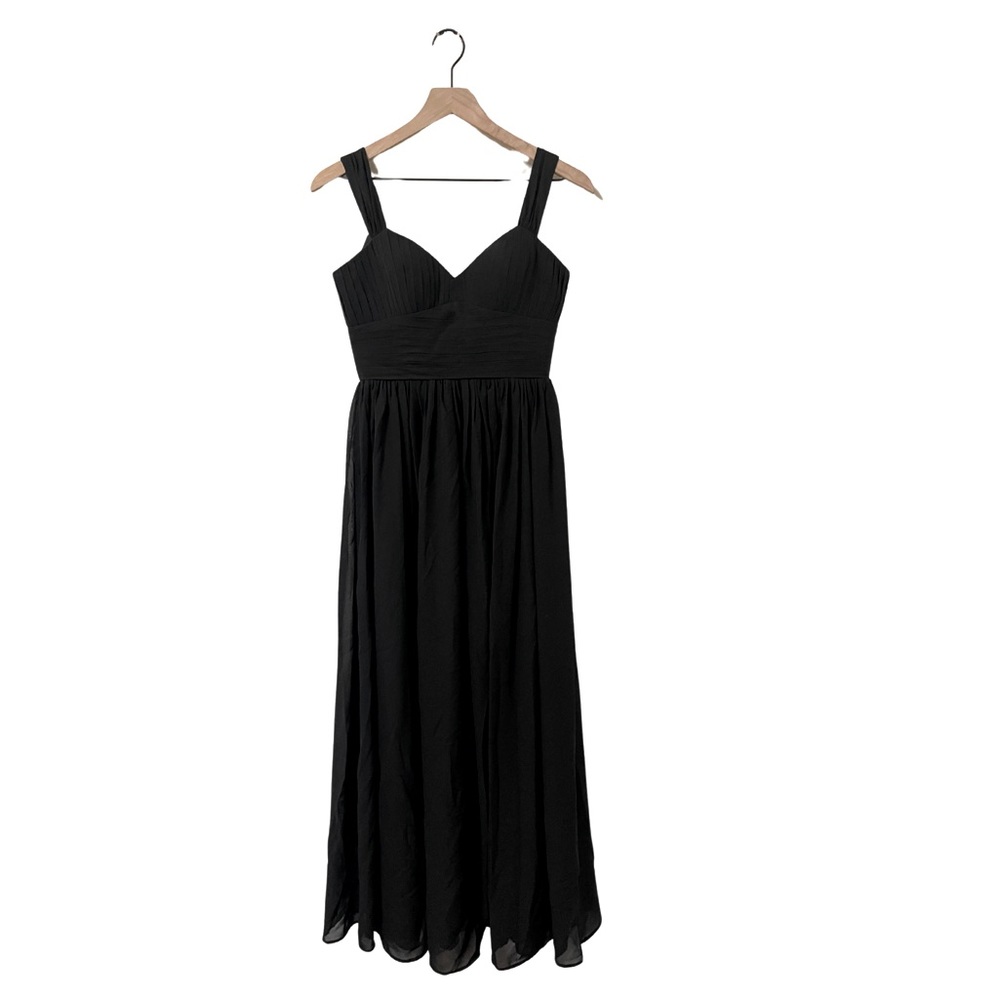 Hebeos Black Vintage Formal Long Tutu Fit & Flare Princess Dress Size Small
